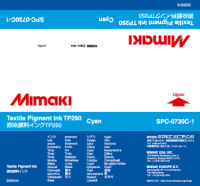 Чернила для плоттеров Mimaki TP250 Cyan