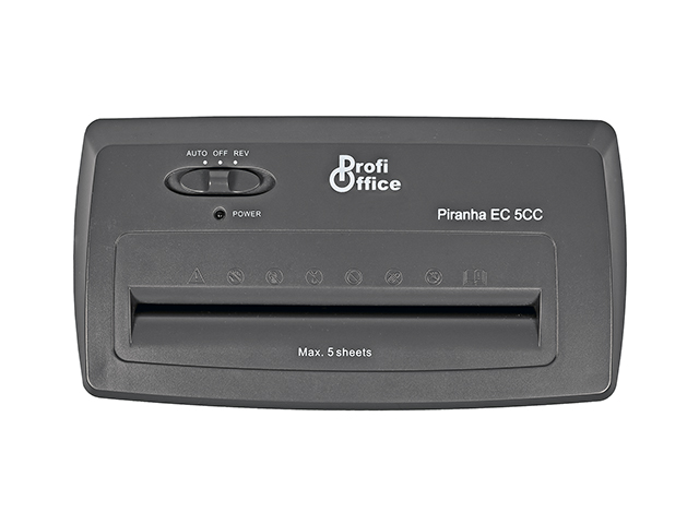 Шредер (уничтожитель) ProfiOffice Piranha EC 5 CC (4x39 мм)
