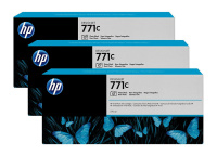 Набор картриджей HP DesignJet 771 (CR256A) Photo Black 3x775 мл (B6Y37A)