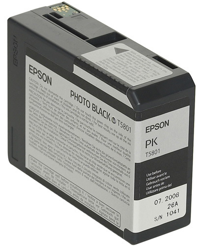 Картридж для плоттеров Epson T5801 Photo Black 80 мл (C13T580100)