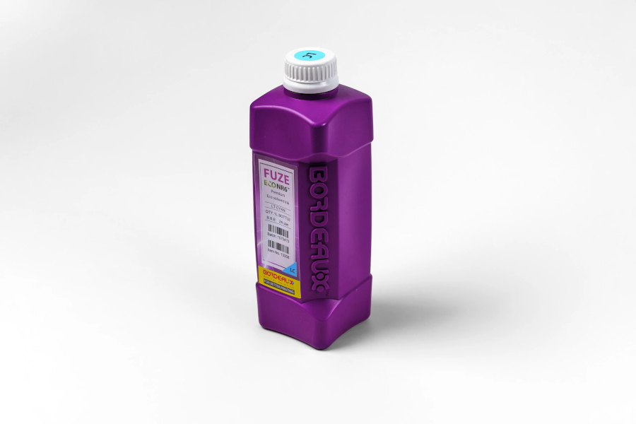 Чернила для плоттеров Экосольвентные Bordeaux FUZE Eco NR6 light-cyan, 1 л (бутыль)
