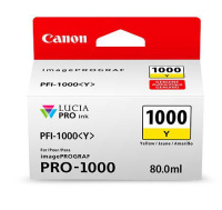 Картридж для плоттеров Canon PFI-1000Y Yellow 80 мл (0549C001)