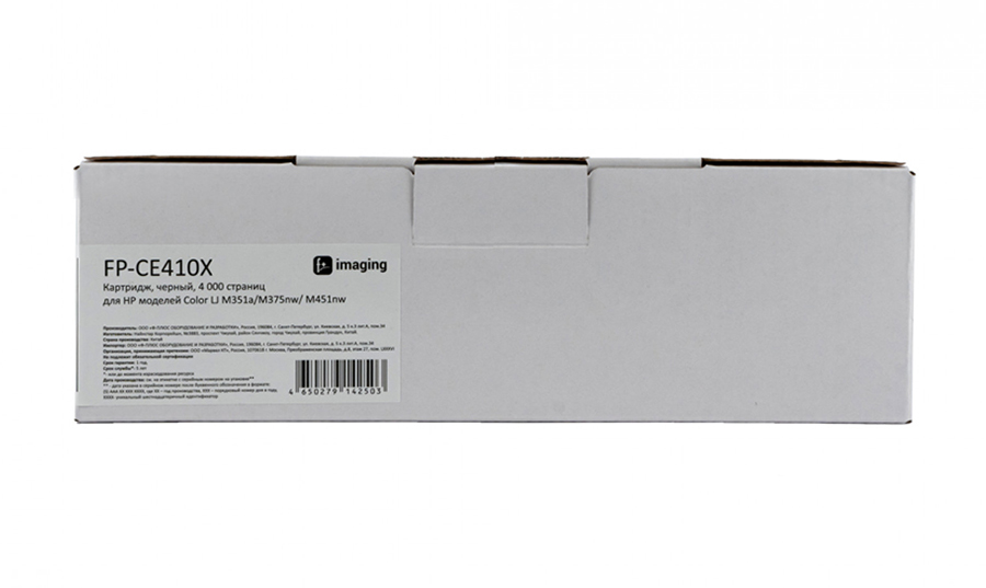 Картридж F+ Imaging FP-CE410X, черный, 4000 стр.