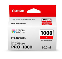 Картридж для плоттеров Canon PFI-1000R Red 80 мл (0554C001)