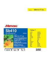 Чернила для плоттеров Mimaki SB410 DYE Sublimation ink Yellow 2L