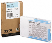 Картридж для плоттеров Epson T6055 Light Cyan 110 мл (C13T605500)