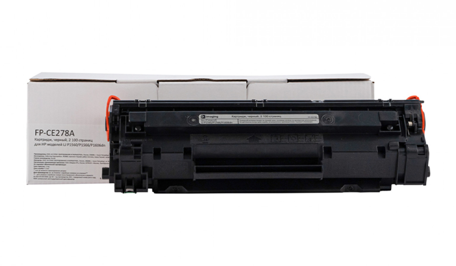 Картридж F+ Imaging FP-CE278A, черный, 2100 стр.