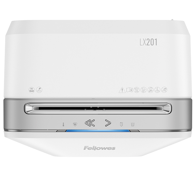 Шредер (уничтожитель) Fellowes Powershred LX201 (2x12 мм) белый