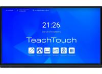 Интерактивная панель TeachTouch 5.5LE 75”, 20 касаний, UHD, 8/128 Гб, WiFi, Android 12.0, слот OPS, чёрная