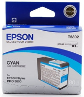 Картридж для плоттеров Epson T5802 Cyan 80 мл (C13T580200)