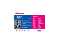 Чернила для плоттеров Mimaki SB410 DYE Sublimation ink Magenta 2L