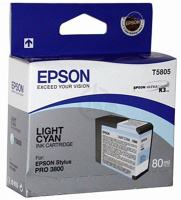 Картридж для плоттеров Epson T5805 Light Cyan 80 мл (C13T580500)