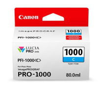 Картридж для плоттеров Canon PFI-1000C Cyan 80 мл (0547C001)