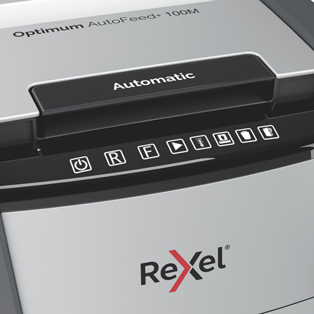 Шредер (уничтожитель) Rexel Optimum Auto+ 100M (2x15мм)