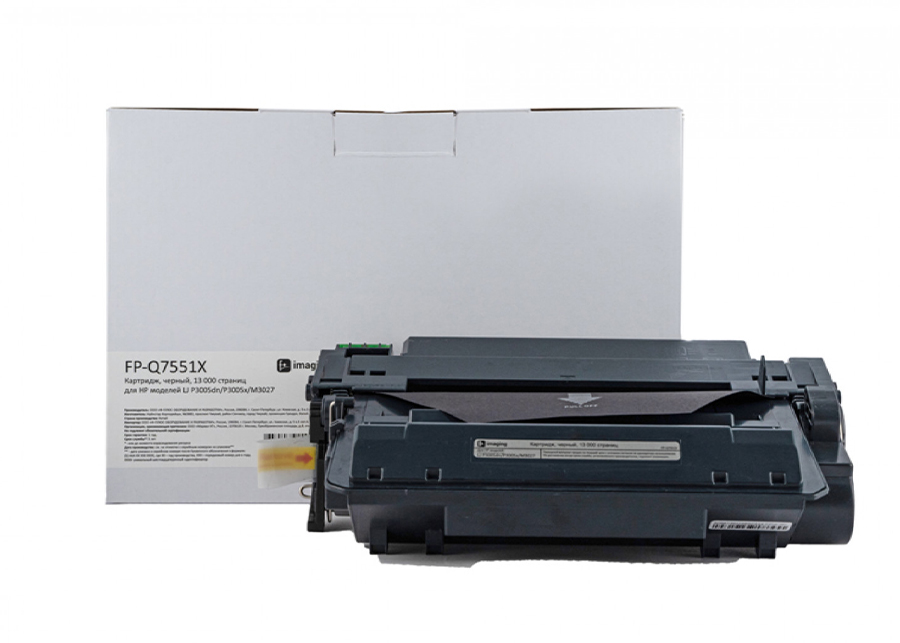 Картридж F+ Imaging FP-Q7551X, черный, 13000 стр.