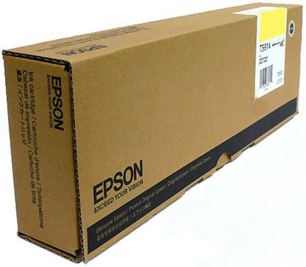 Картридж для плоттеров Epson T5914 Yellow 700 мл (C13T591400)