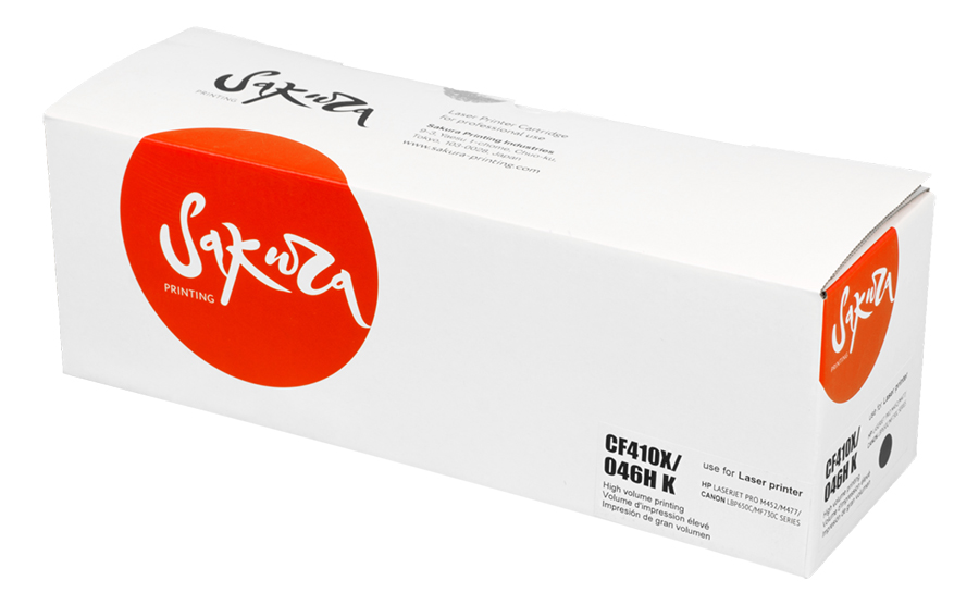 Картридж Sakura CF410X/046HBK