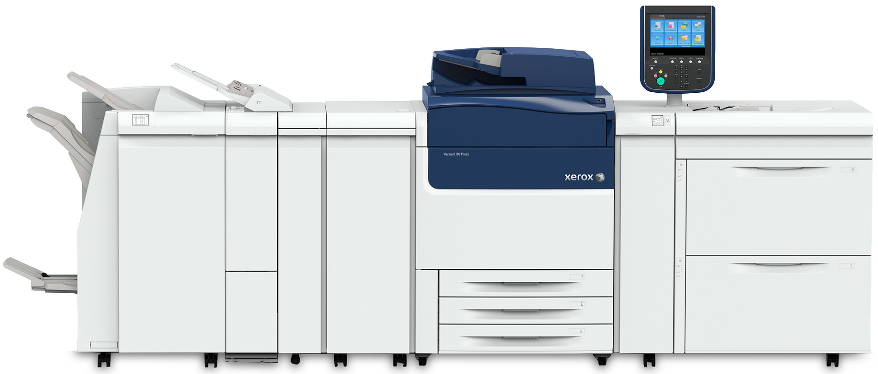 Цифровая печатная машина Xerox Versant 180 Press со встроенным контроллером EFI и двухлотковым модулем (V180_INT_2TRAY)
