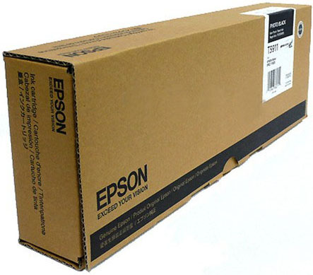 Картридж для плоттеров Epson T5911 Photo Black 700 мл (C13T591100)