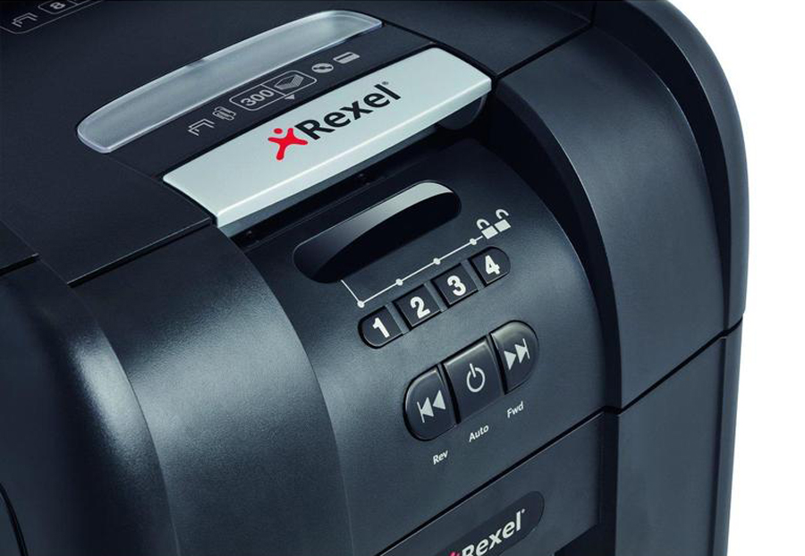 Шредер (уничтожитель) Rexel Auto+ 300M (2x15 мм)