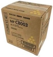 Тонер-картридж Ricoh MPC8003 желтый