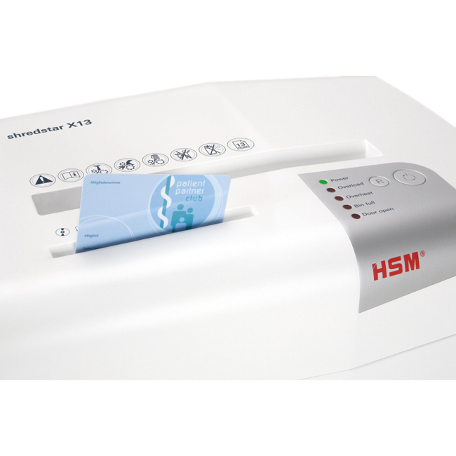 Шредер (уничтожитель) HSM Shredstar X13 (4x37 мм) white