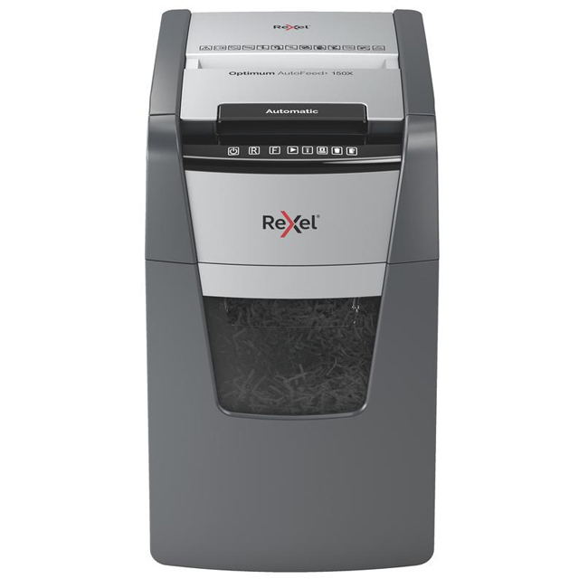 Шредер (уничтожитель) Rexel Optimum Auto+ 150X (4x28мм)