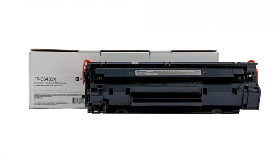 Картридж F+ Imaging FP-CB435X, черный, 3000 стр.