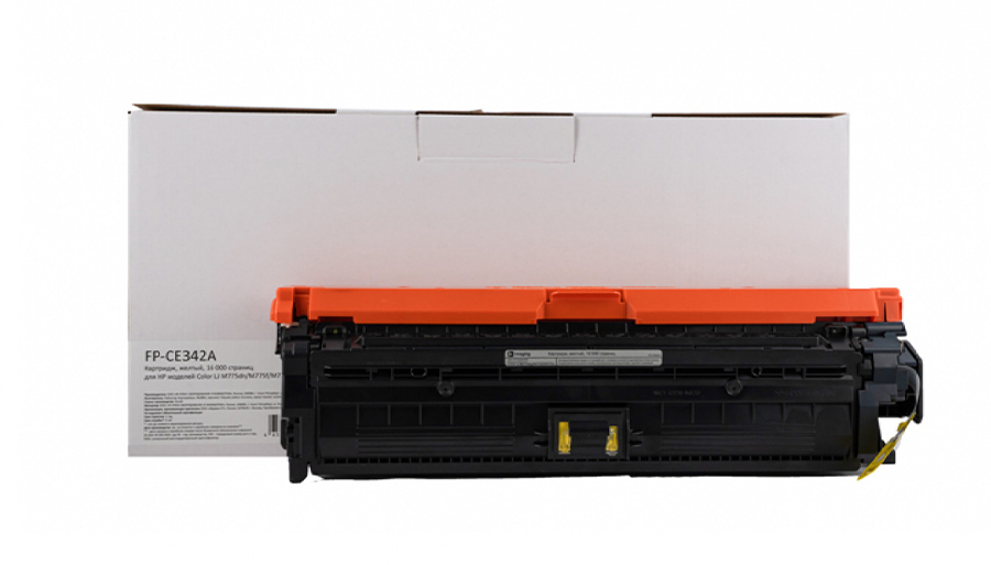 Картридж F+ Imaging FP-CE342A, желтый, 16000 стр.