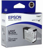 Картридж для плоттеров Epson T5807 Light Black 80 мл (C13T580700)