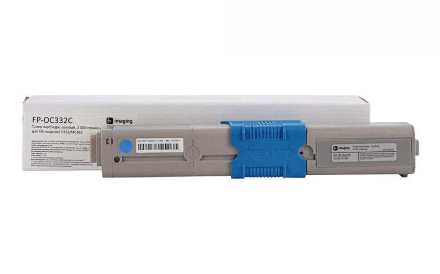 Картридж с тонером Fplus FP-OC332C, голубой, 3000 стр.