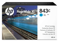Картридж для плоттеров HP 843C PageWide XL голубой (C1Q66A)