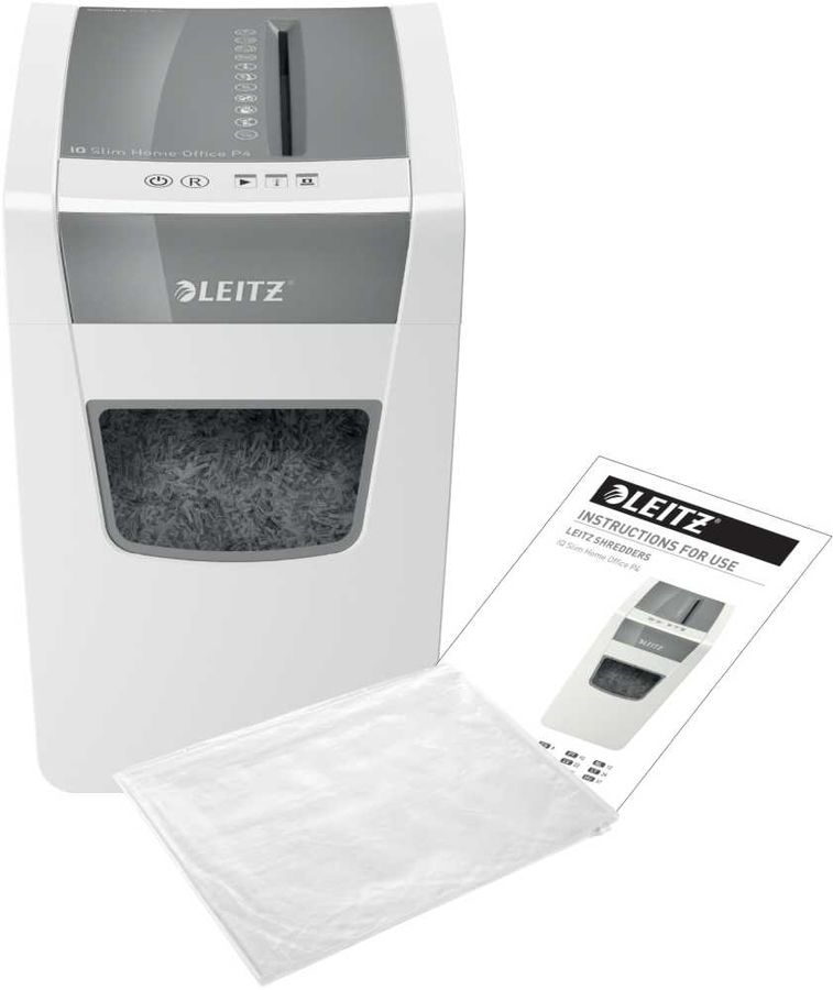 Шредер (уничтожитель) Leitz IQ Home Office Slim (4х28 мм)