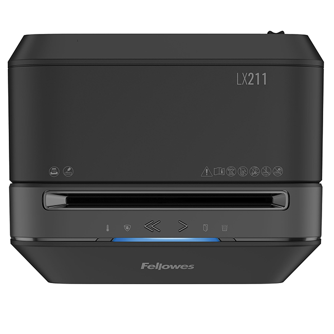 Шредер (уничтожитель) Fellowes Powershred LX211 (2x12 мм) черный