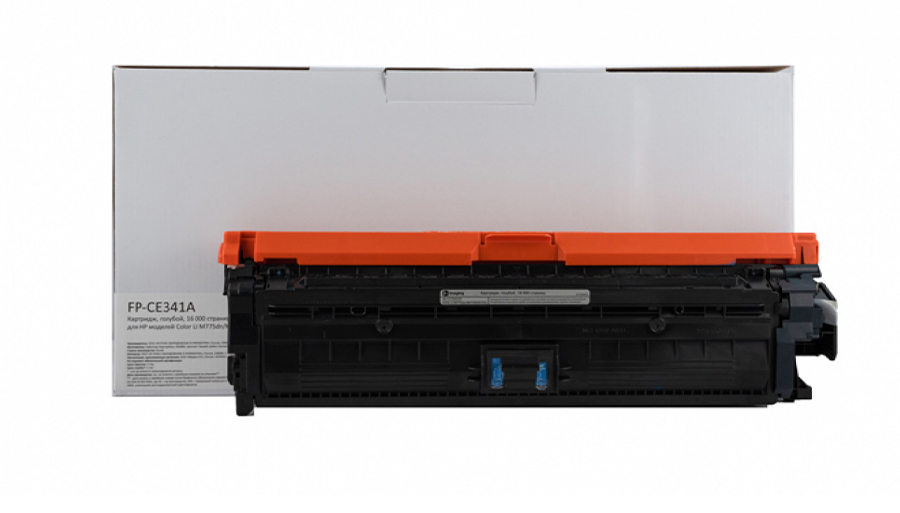 Картридж F+ Imaging FP-CE341A, голубой, 16000 стр.