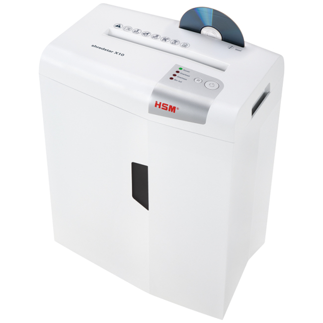Шредер (уничтожитель) HSM Shredstar X10 (4.5x30 мм) белый
