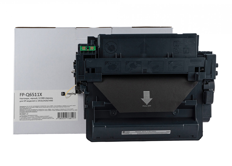 Картридж F+ Imaging FP-Q6511X, черный, 12000 стр.