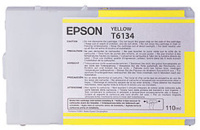 Картридж для плоттеров Epson T6134 Yellow 110 мл (C13T613400)