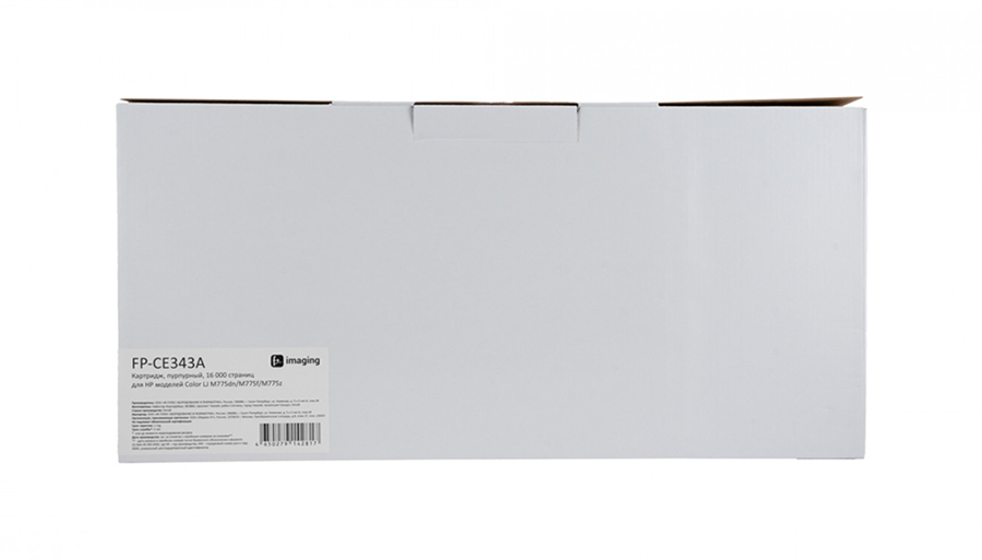 Картридж F+ Imaging FP-CE343A, пурпурный, 16000 стр.