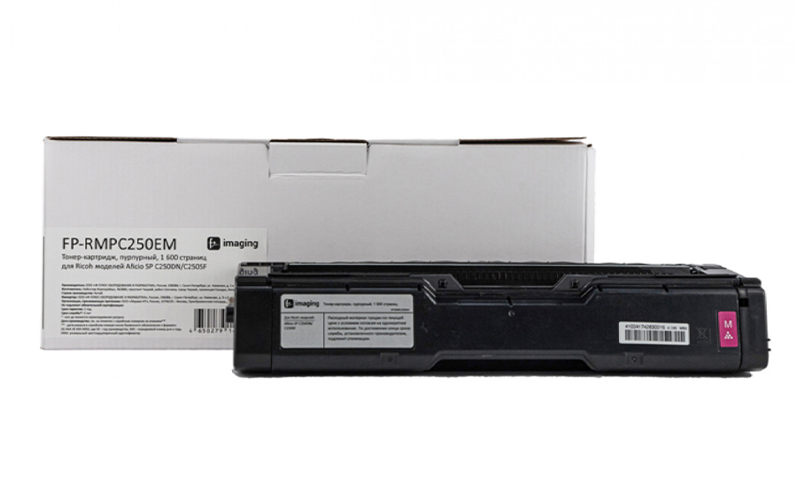 Тонер-картридж Fplus FP-RMPC250EM, пурпурный, 1600 стр.