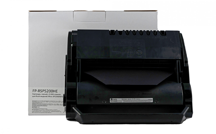 Картридж Fplus FP-RSP5200HE, черный, 25000 стр.