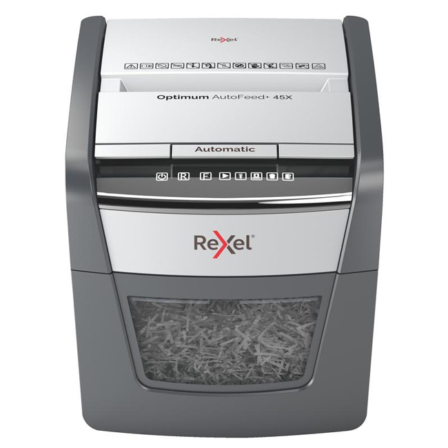 Шредер (уничтожитель) Rexel Optimum Auto 45X (4x28мм)