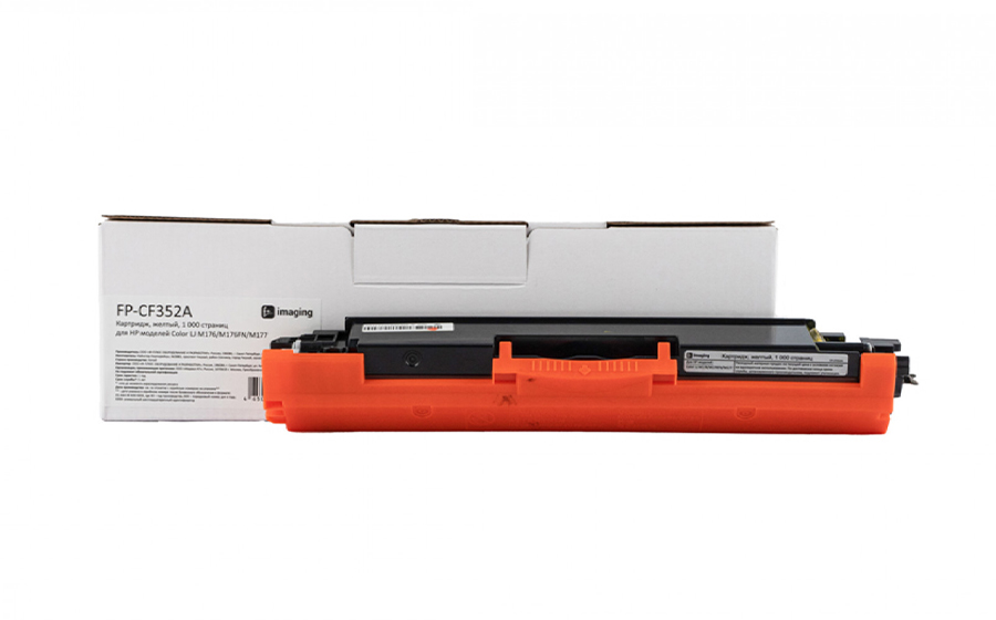Картридж F+ Imaging FP-CF352A, желтый, 1000 стр.