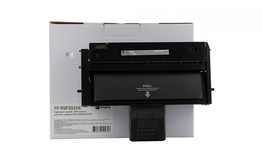 Картридж Fplus FP-RSP201HE, черный, 2600 стр.