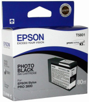 Картридж для плоттеров Epson T5801 Photo Black 80 мл (C13T580100)