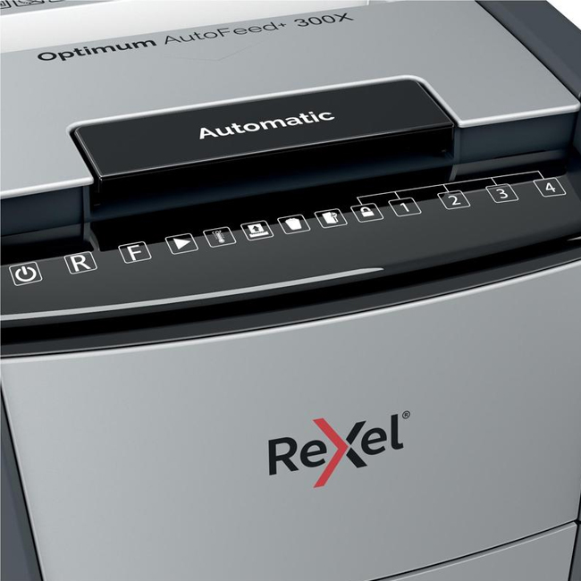 Шредер (уничтожитель) Rexel Optimum AutoFeed+ 300X (4x25 мм)