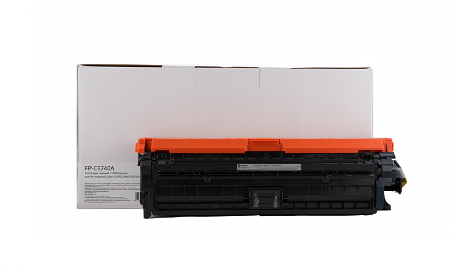 Картридж F+ Imaging FP-CE740A, черный, 7000 стр.
