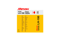 Чернила для плоттеров УФ лак Mimaki LH-100UV LED, 1000мл