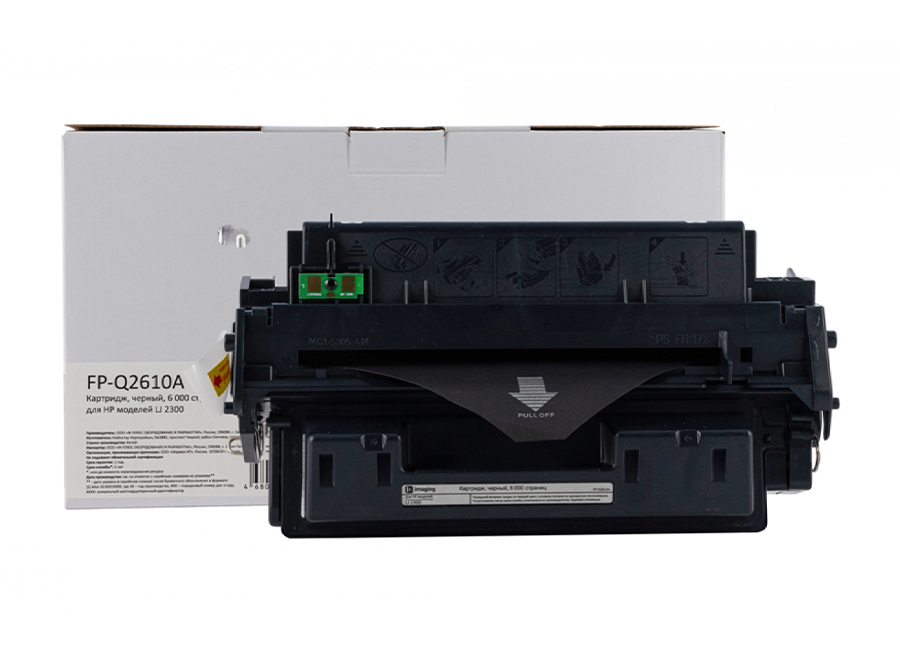 Тонер-картридж F+ Imaging FP-Q2610A, черный, 6000 стр.