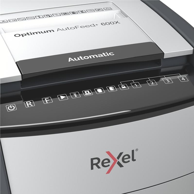 Шредер (уничтожитель) Rexel Optimum Auto+ 600X (4x36 мм)